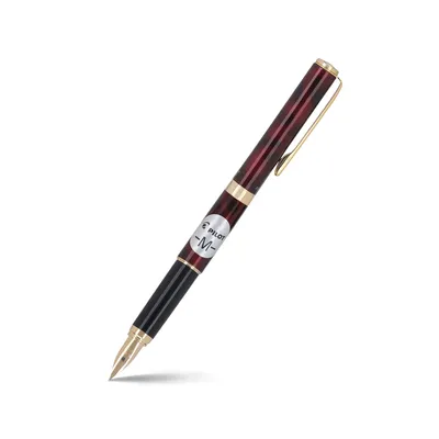 Pilot 2105 Cavalier Black & Red Fountain Pen-Medium