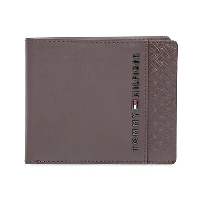 Tommy Hilfiger Eldred Multicard Coin Wallet - Brown