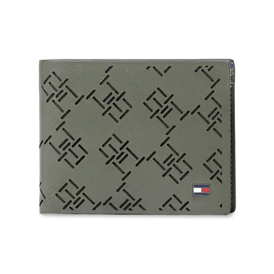 Tommy Hilfiger Strovolos Global Coin Wallet - Olive