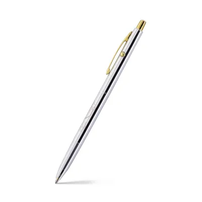 Fisher Space CH4-CES Shuttle Program Commemorative Edition Ballpoint pen with Coin Chrome