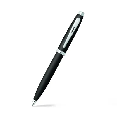 Sheaffer Gift 100 Ballpoint Pen Matte Black with Chrome-Plated Trim