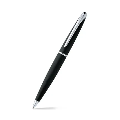 Cross 882-3 ATX Ballpoint Pen Basalt Black With Chrome Trims