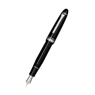 Sailor 1911 Large Fountain Pen (21K Broad) Black with Rhodium-plated Trims