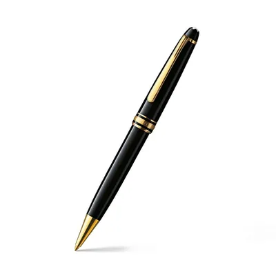 Montblanc MeisterstÃ¼ck Classique Ballpoint Pen - Black With Gold Trims