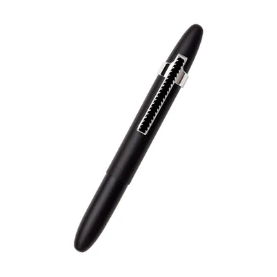 Fisher Space 400BC-CL Bullet Ballpoint pen with Chrome clip Matte Black & Chrome