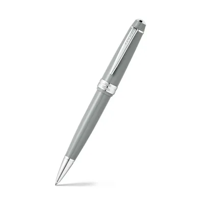 Cross AT0742-3 Bailey Light Ballpoint Pen Grey with Chrome Trims