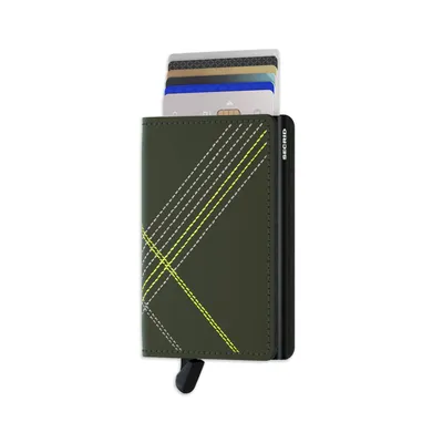 Secrid Slimwallet Stitch Linea Lime