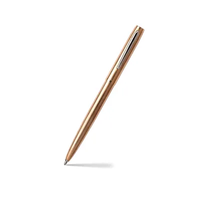 Fisher Space M4Raw Cap-O-Matic Ballpoint Pen Raw Brass