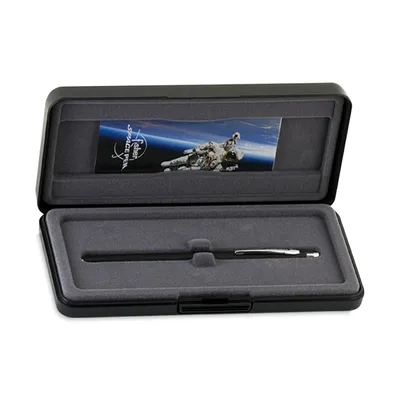 Fisher Space Ch4Bc Shuttle Ballpoint Pen Black And Chrome