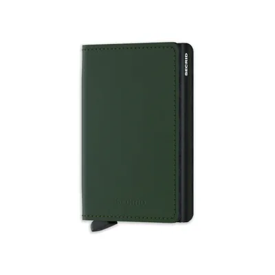 Secrid Slimwallet Matte - Green and Black