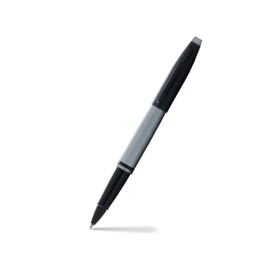 Cross AT0115-26 Calais Lacquer Rollerball Pen Gray And Black