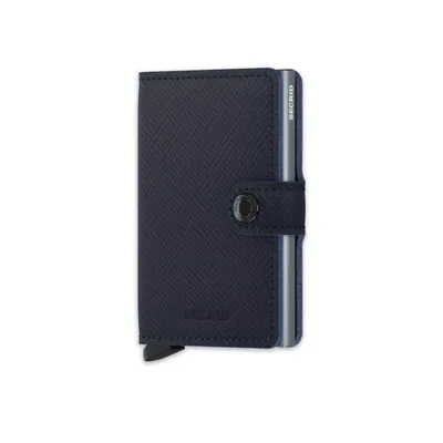 Secrid Saffiano Miniwallet Navy