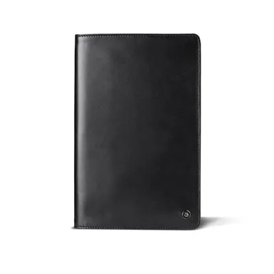 Lapis Bard A5 - Size Mayfair Leather Notebook Jacket - Black