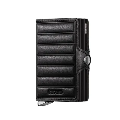 Secrid Twinwallet Embossed Lines Tei-Black