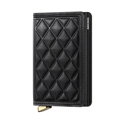 Secrid Slimwallet Embossed Diamond Sed-Black