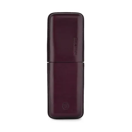 Lapis Bard Ducorium Moulded Pen Case - Bordeaux