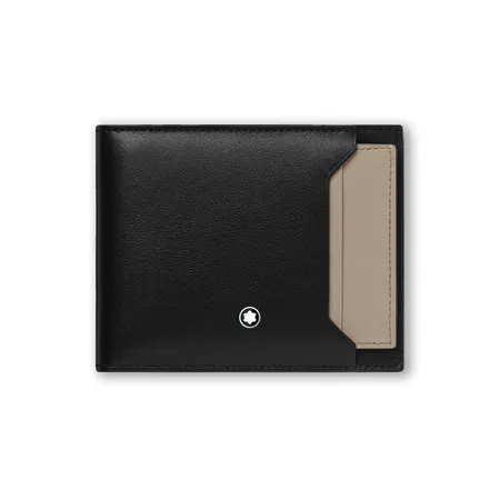 Montblanc Selection Soft 6CC Wallet With Removable Card Holder - Black