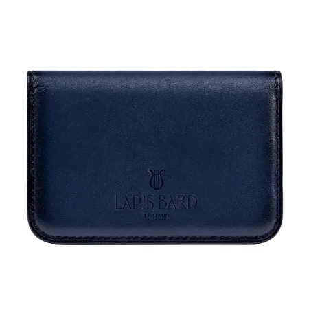 Lapis Bard Ducorium Navy Moulded Credit Card Case