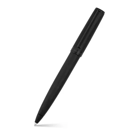 Hugo Boss Gear Brushed Ballpoint Pen - Black