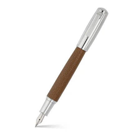 Hugo Boss Pure Iconic Fountain Pen - Camel