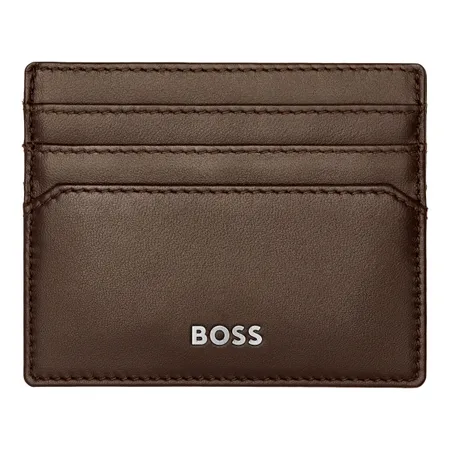 Boss Card holder Classic Smooth - Brown