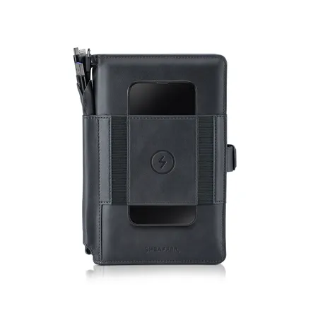 Sheaffer Superbook Mini 8000mAh Power Bank Organizer - Grey