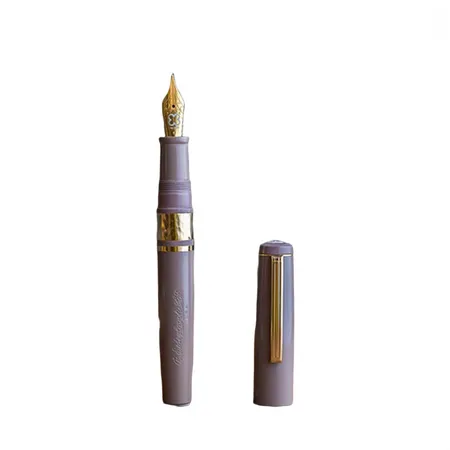 Esterbrook Model J Ebonite Violet Fountain Pen with Gold Trims - Medium