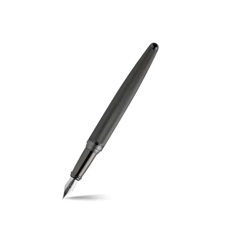 Hugo Boss Blaze Gun Fountain Pen Medium - Grey