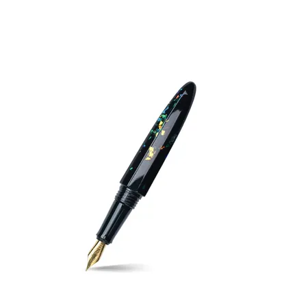 Benu Minima Opal Dust Black Fountain Pen - Medium