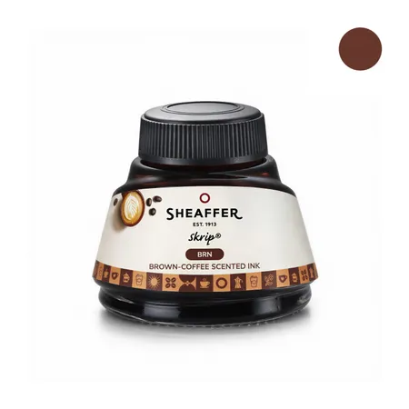 Sheaffer Skrip Coffee-Scented Ink Bottle (50 ml) - Coffee Brown