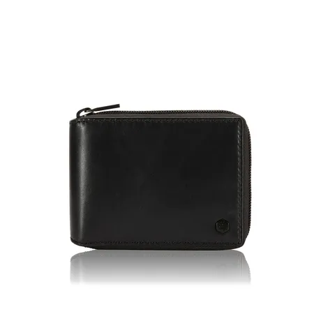 Jekyll & Hide 4295 Zip Around Coin Wallet - Black