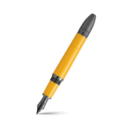 Montblanc Great Characters Enzo Ferrari Special Edition Giallo Modena Fountain Pen - Medium