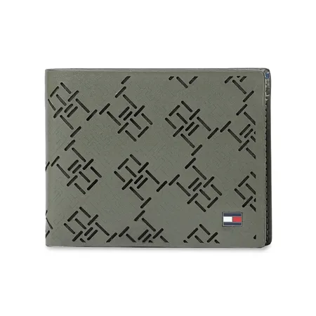 Tommy Hilfiger Strovolos Global Coin Wallet - Olive