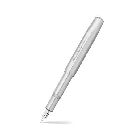 Kaweco Al Sport Silver Premium Fountain Pen-Medium