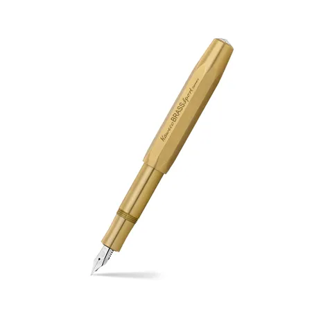 Kaweco Brass Sport Exclusive Fountain Pen-Fine