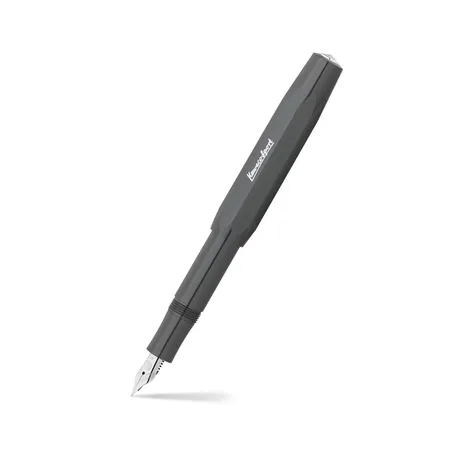 Kaweco Skyline Sport Grey Premium With Clip Fountain Pen-Medium