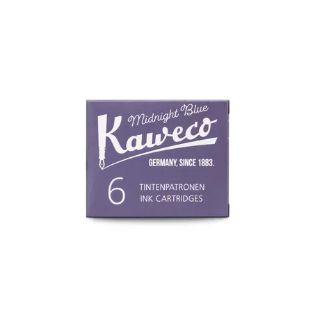 Kaweco Ink Cartridges pack of 6-Midnight Blue