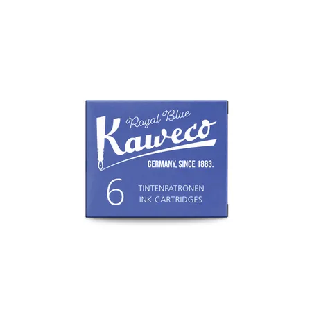 Kaweco Ink Cartridges pack of 6-Royal Blue
