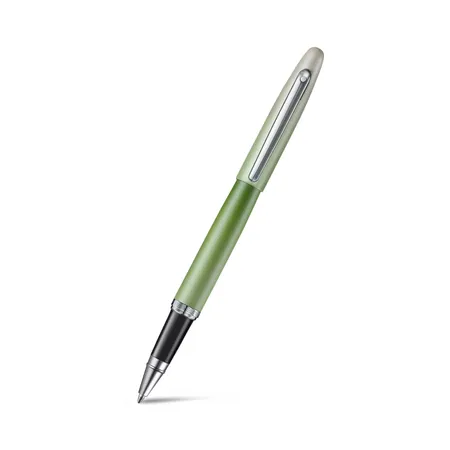 Sheaffer VFM 9431 Matcha Edition Green Ombre Gradient Rollerball Pen with Chrome-plated Trims