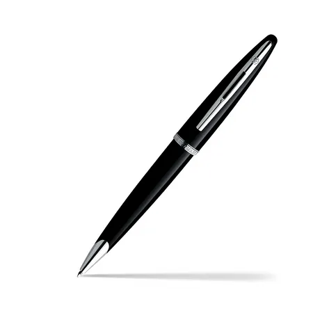 Waterman CarÃ¨ne Black Sea with Chrome Trim Ballpoint Pen