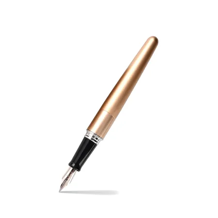 Pilot 2433 MR1 Gold Plain Fountain Pen-Medium