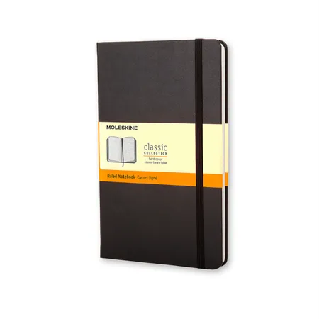 Moleskine Classic Notebook Ruled Hard Cover Large Black