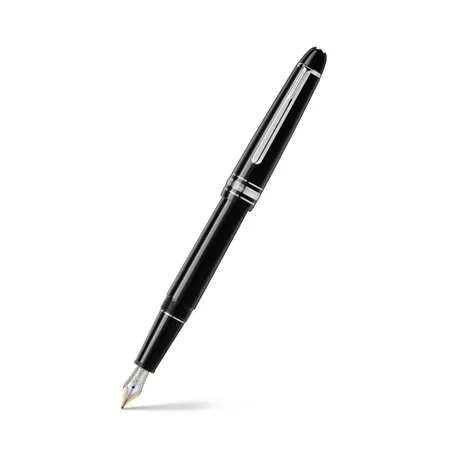 Montblanc MeisterstÃÂ¼ck Classique Medium Fountain Pen - Black With Platinum Trims