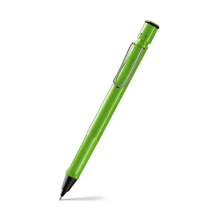 Lamy Safari 113 Pencil 0.5mm Green With Chrome Plated Clip