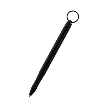 Fisher Space TT/B Tactical Tough Touch Ballpoint Pen with Styles and Keychain Black