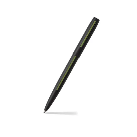 Fisher Space Non-Reflective Cap-O-Matic Conservation Ballpoint Pen Matte Black and Green