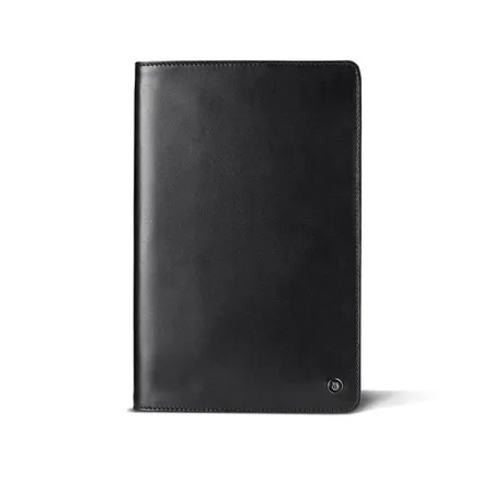 Lapis Bard A5 Mayfair Leather Notebook Jacket - Black