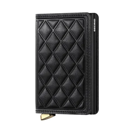 Secrid Slimwallet Embossed Diamond Sed-Black
