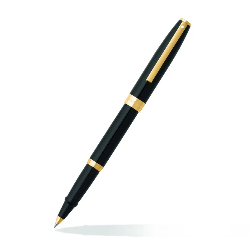 Sheaffer SAGARIS 9471 Gloss Black Rollerball Pen With Gold Tone  trim