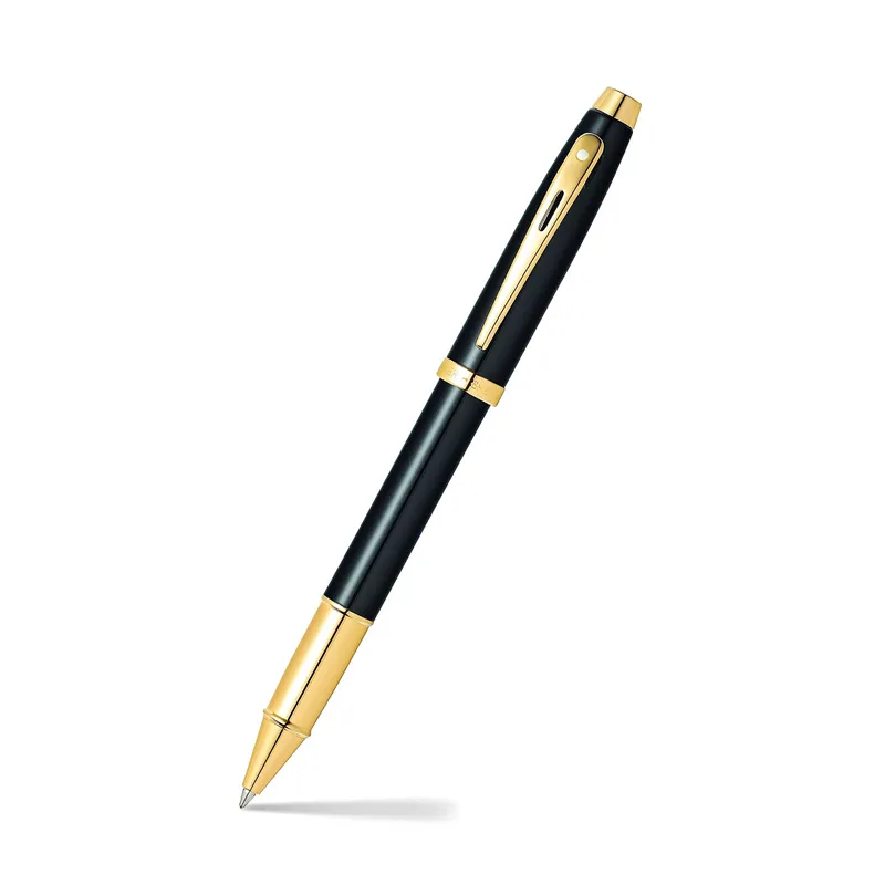 Sheaffer 9322 Gift 100 Rollerball Pen Glossy Black with Gold Tone Trim